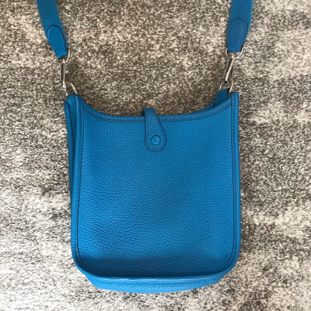 Authentic Hermès mini Evelyne crossbody bag - Picture 6 of 8